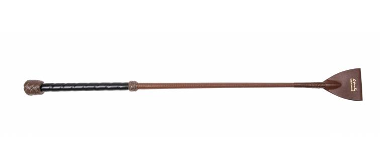 R117 18" Fibreglass Centre, Leather Covered, Leather Handle and Keeper  
