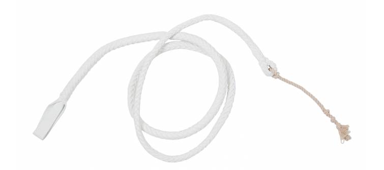 Hunt Servants Thong, White Chrome Leather ,Lengths - 1 &frac12; yd/137cm, 1 &frac34; yd/160cm, 2yd/183cm